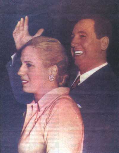 Eva y Perón